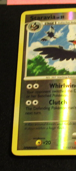 STARAVIA - 64/130 - Diamond And Pearl - Reverse Holo - Pokemon Card - LP - Image 2