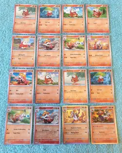 FUECOCO, CROCALOR, & SKELEDIRGE BUNDLE OF POKEMON CARDS - Image 1