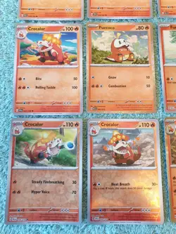 FUECOCO, CROCALOR, & SKELEDIRGE BUNDLE OF POKEMON CARDS - Image 4