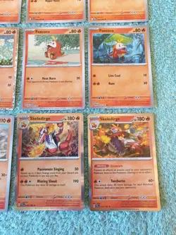 FUECOCO, CROCALOR, & SKELEDIRGE BUNDLE OF POKEMON CARDS - Image 5