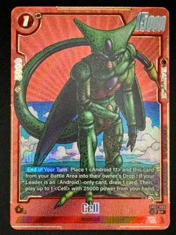 Cell SB01-009 (Alternate Art) Dragon Ball Super Card Game Manga Booster01 NM - Image 1