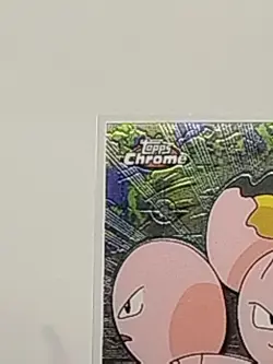 Pokemon #102 Exeggcute Card Topps Chrome 2000 TV Animation Edition - Image 3