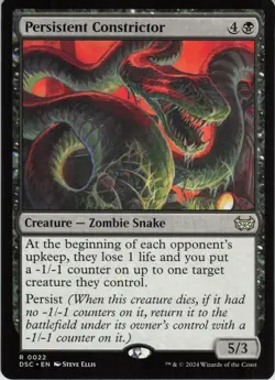 Persistent Constrictor R Commander: Duskmourn: House of Horror 22 NM - Image 1