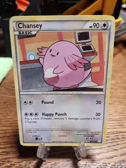 Chansey 58/123 HeartGold SoulSilver Regular 2010 Pokemon TCG - Image 1