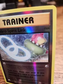 Slowbro Spirit Link *Printline Error* Reverse Holo 2016 Pokemon TCG - Image 3