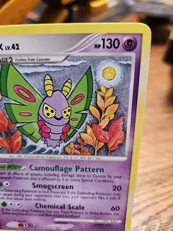 Dustox 25/127 Platinum Regular Rare 2009 Pokemon TCG - Image 3