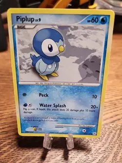 Piplup 93/130 Diamond and Pearl Regular 2007 Pokemon TCG - Image 1