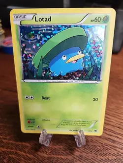Lotad 2/12 McDonald's Promo Confetti Holo 2015 Pokemon Card - Image 1