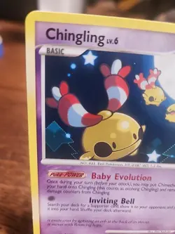 Chingling 42/123 Mysterious Treasures Regular 2007 LP Pokemon TCG - Image 2