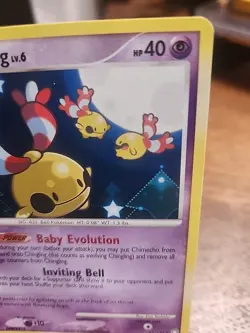 Chingling 42/123 Mysterious Treasures Regular 2007 LP Pokemon TCG - Image 3