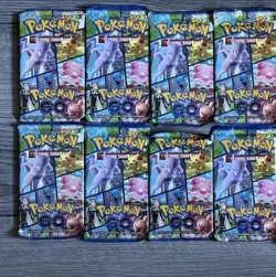 8 x Pokemon GO Booster Packs - Brand New Factory Sealed - UK Seller - Image 1