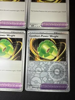 [4x Playset] Cynthia's Power Weight 162/182 SV10: Destined Rivals (DRI) Pokemon - Image 3