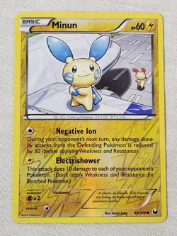 NM Minun - Reverse Holo 40/108 Dark Explorers Pokemon TCG - Image 1