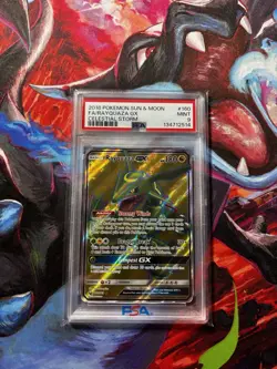 2018 Pokemon Sun & Moon Celestial Storm Rayquaza #160/168 PSA 9 - Image 1