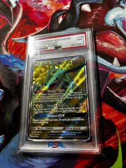 2018 Pokemon Sun & Moon Celestial Storm Rayquaza #160/168 PSA 9 - Image 3