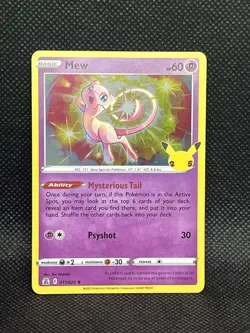 Mew 011/025 Holo Rare: Celebrations Pokemon TCG Near Mint Lot Of 4 - Image 4