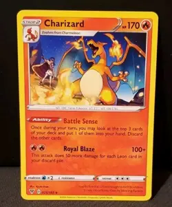 POKEMON CHARIZARD 025/185 VIVID VOLTAGE NM CONDITION - Image 1