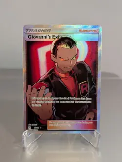Pokemon Giovanni's Exile 67/68 Full Art Hidden Fates - Image 1