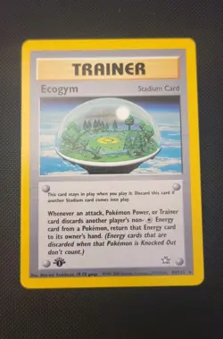 Ecogym #84/111 Neo Genesis 1st Edition Pokemon TCG - Image 1