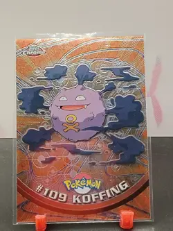 2000 Topps Chrome Pokemon TV Animation Edition Series 2 #109 Koffing - Image 1