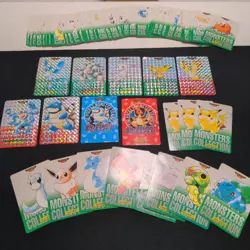 Lot of 76 Vintage 1996 Japanese CCG TCG BANDAI Pokemon Carddass Card G54532 - Image 1