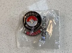 Pokemon TCG Trading Card Game Organized Play Tournament Winner Pin Badge SEALED - Image 1