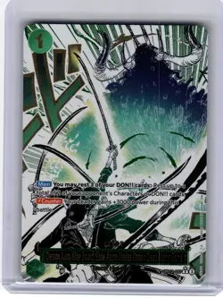 2023 One Piece Card Game Roronoa Zoro Legacy of the Master #OP12-037 - Image 1