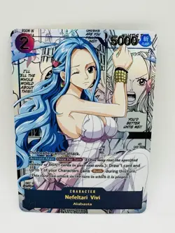 One Piece Goddess Vivi Manga Special DIY Doujin Kawaii Art Holo Card - Image 1