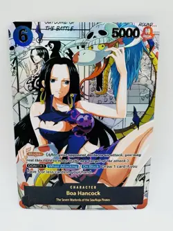 One Piece Goddess Boa Hancock #2 Manga Special DIY Doujin Kawaii Art Holo Card - Image 1
