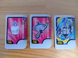 Litwick Lampent Chandelure Mezastar Frienda Pokemon Card Japanese Pick Tag Tip - Image 1