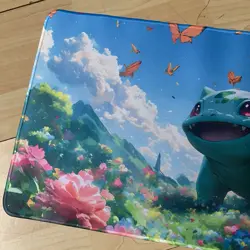 Bulbasaur Rubber Playmat Play Mat For Tcg Trading Card Game Pokemon Mouse Pad - Image 3