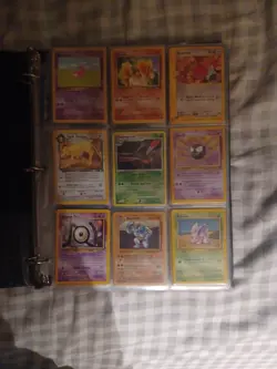 Vintage 1999 To 2013 Pokemon Cards With Binder # in sharpie are on page not card - Image 2