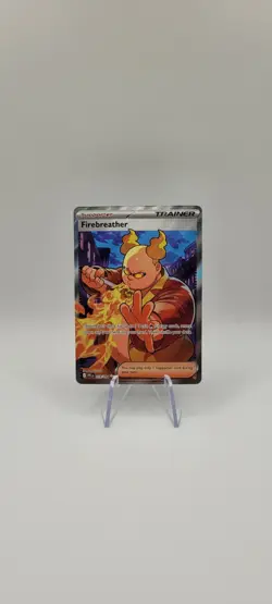 Pokemon TCG: Firebreather 119/094 Me02: Phantasmal Flames Holo Card NM - Image 1