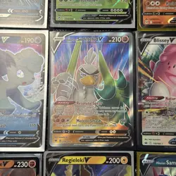 All V Pokemon Lot TCG 12 Card Lot - Holo - NM - Blissey V 119 - Rotom V SWSH257 - Image 3