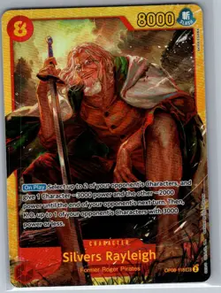 Silvers Rayleigh OP08-118 SEC Two Legends - One Piece Card Game - NM - Image 1