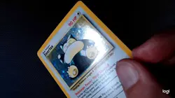 1999 Pokemon SNORLAX Jungle Set NO SYMBOL ERROR Misprint HOLO Rare Card 11/64 MP - Image 4