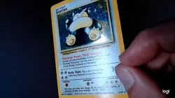 1999 Pokemon SNORLAX Jungle Set NO SYMBOL ERROR Misprint HOLO Rare Card 11/64 MP - Image 5