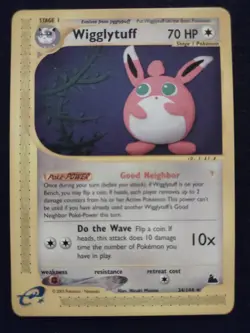 Wigglytuff 34/144 Pokemon Trading Card Game eCard Skyridge Near Mint NM TCG - Image 1