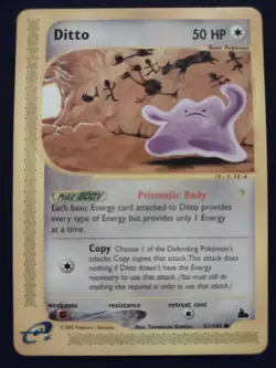 Ditto 51/144 Pokemon Trading Card Game eCard Skyridge Near Mint NM TCG - Image 1