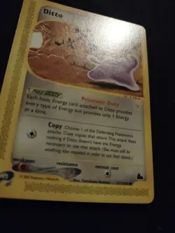 Ditto 51/144 Pokemon Trading Card Game eCard Skyridge Near Mint NM TCG - Image 2