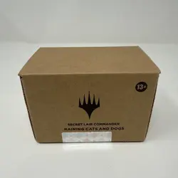 MTG Secret Lair Commander Raining Cats And Dogs - Sealed - Image 1
