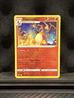 Charizard - 25/185 - Reverse Holo - Vivid Voltage TCG Pokemon NM - Image 1