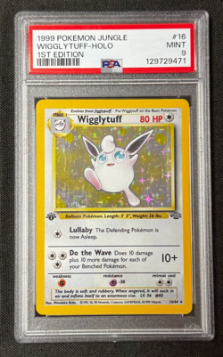 Wigglytuff Holo Rare PSA 9 MINT 1999 Pokemon 1st Edition Jungle #16/64 - Image 1