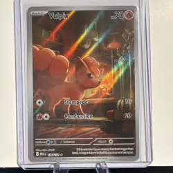 Pokemon TCG - Vulpix Illustration Rare 138/132 Me01: Mega Evolution Holo #3 - Image 1