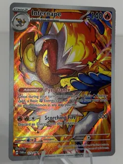 Pokemon TCG Infernape 173/167 IR S&V06 Twilight Masquerade 2024 [NM] - Image 3