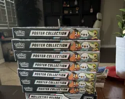 Pokemon TCG SV10.5 Black Bolt & White Flare Unova Poster Collection Box Sealed - Image 1