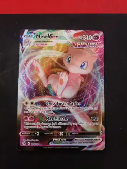 Pokemon Mew Lot: Mew V 113/264 (x4) Mew Vmax 114/264 (x4) Off Center Abd Damaged - Image 5