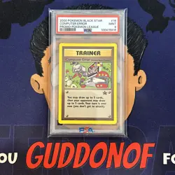 PSA 9 MINT 2000 Pokemon League COMPUTER ERROR #16 Promo - Image 1