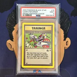 PSA 9 MINT 2000 Pokemon League COMPUTER ERROR #16 Promo - Image 2