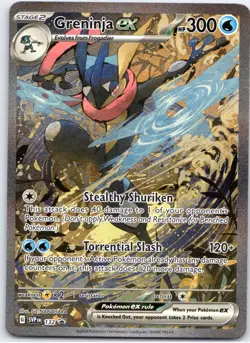 POKEMON TCG GRENINJA EX 132 SVP EN PROMO SCARLET & VIOLET SHROUDED FABLE POKEMON - Image 1